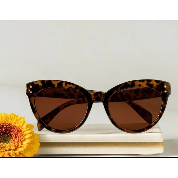 NEW SAINT OWEN X CURATEUR WYLDE Tortoise Shell Sunglasses - Picture 2 of 5